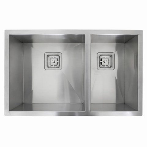 Cuba de Cozinha Dupla Lux 730 73x45x20 Inox