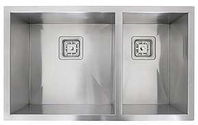 Cuba de Cozinha Dupla Lux 730 73x45x20 Inox
