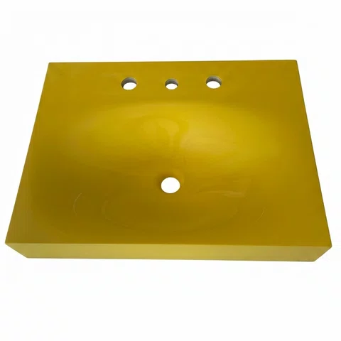 Cuba Sonata Apoio 60x45x11 Amarela Sabbia
