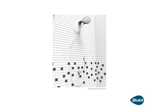 Ducha Manual Pop com Gatilho e Suporte Tipo Gancho 240205 BLUKIT