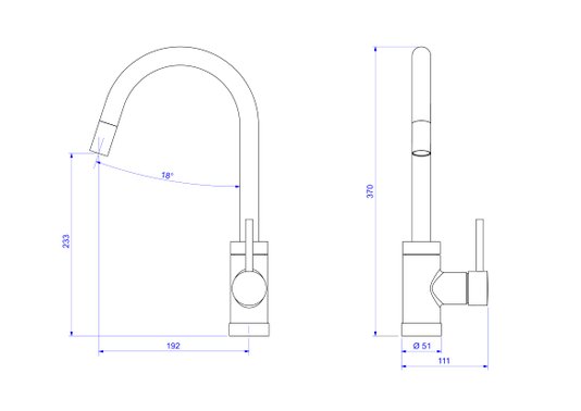 Misturador Monocomando para Cozinha de Mesa SPIN MOTION cromado - 2265.C DECA