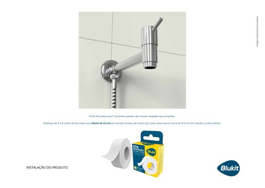 Desviador de /1/2" cromado 102301 Blukit