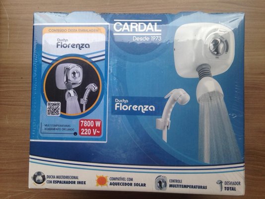 Ducha Florenza com Desviador Cromada 7800W - 220V Cardal