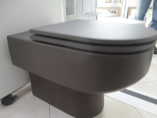 Bacia Convencional P.60.22 Carrara Marrom Fosco Deca