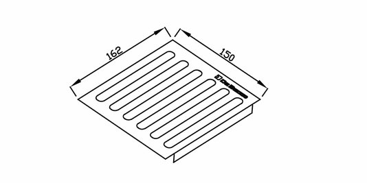 Escorredor raso 150mm 20.04.00115 Debacco