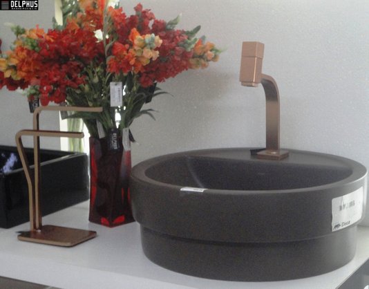 Torneira de mesa para lavatorio agua fria 1195 RV250 Rosso vechio Plena fani