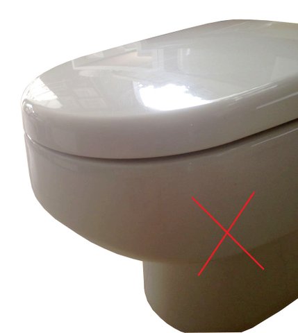 Assento Carrara/Duna/LK/Nuova Soft Close Branco Censi