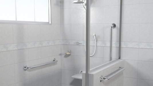 Barra de Apoio 80cm Latão Cromado - 7104 CENSI