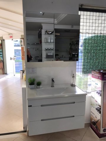 Gabinete para banheiro Jazz 80cm Mazzu
