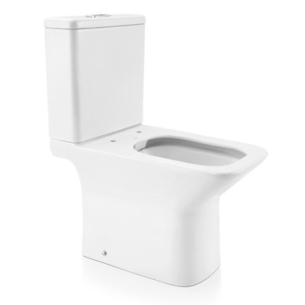 Kit Bacia com caixa acoplada e assento Stillo+conjunto de fixação flexivel e anel de vedação 969866 Docol