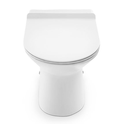 Kit Bacia Convencional com assento Lift branca +conjunto de fixação, tubo de ligação e anel de vedação 968966 Docol
