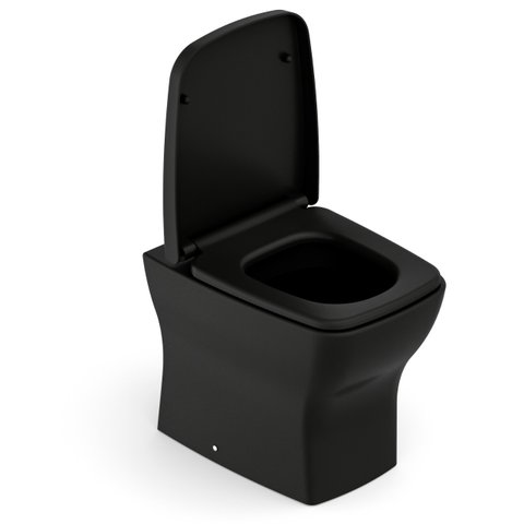 Kit Incepa Boss bacia + assento termofixo black matte