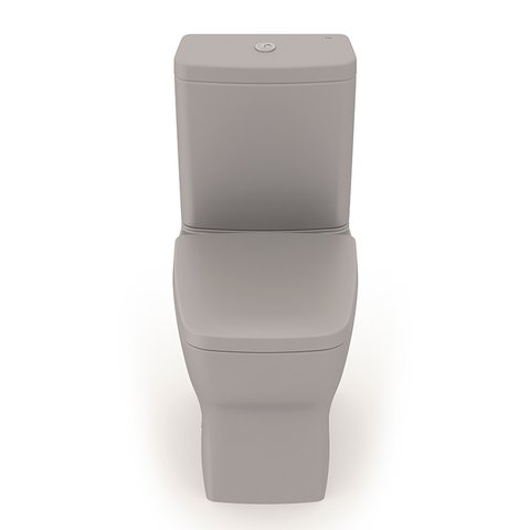 Kit Incepa Boss bacia com caixa + assento termofixo gris cinza fosco