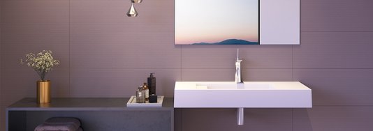 Lavatorio Rodes 100 Suspenso Branco Sabbia