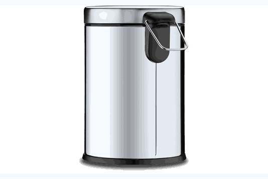 Lixeira inox com pedal e balde 20 litros Ø 30 x 46 cm 3040/204 Brinox