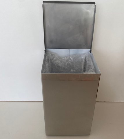 Lixeira Tampa articulavel 5 litros Aço inox