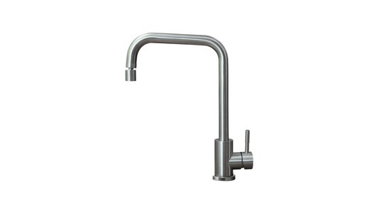 Misturador Monocomando Aço Escovado 181 DeBacco