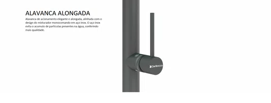 Misturador Monocomando Grey 20.04.20020 DeBacco