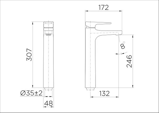 Monocomando de Mesa para Lavatório Bica Alta Lift Ônix 7961CE Docol