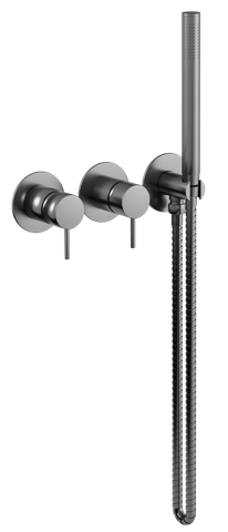 Monocomando Duplo para Chuveiro ou Banheira com Ducha Manual Loop Doka