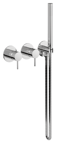 Monocomando Duplo para Chuveiro ou Banheira com Ducha Manual Loop Doka