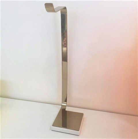 Papeleira de chão Soho Gold com pedra branca BA 500.A02 Zen Design