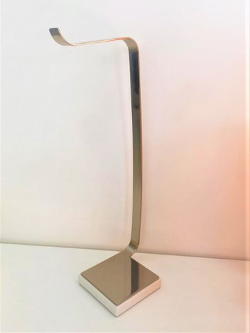 Papeleira de chão Soho Gold com pedra branca BA 500.A02 Zen Design
