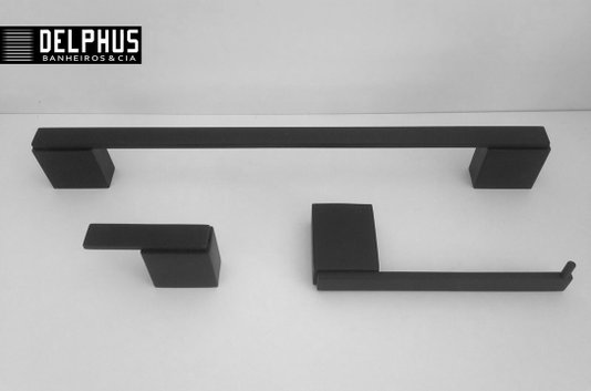 papeleira twenty one black matte