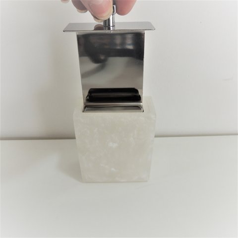 Porta Fio Dental 18147 Madreperola / Tampa Inox