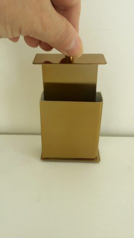 Porta fio dental de bancada18245 Gold