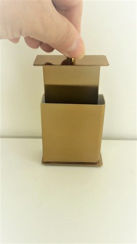 Porta fio dental de bancada18245 Gold