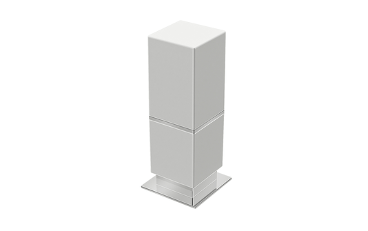 Porta Objeto de Balcão Cromo/Branco One - Zen Design BA0218.203