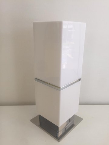Porta Objeto de Balcão Cromo/Branco One - Zen Design BA0218.203