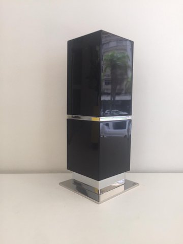 Porta Objeto de Balcão Cromo/Preto One - Zen Design BA0218.202