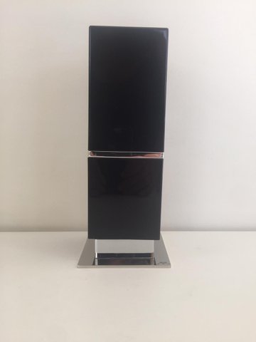Porta Objeto de Balcão Cromo/Preto One - Zen Design BA0218.202