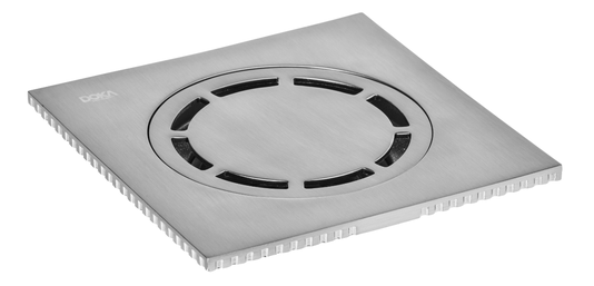 Ralo com Válvula 15x15 Brushed Nickel DK4984BN Doka