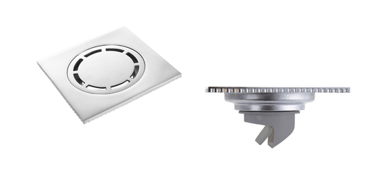 Ralo com Válvula 15x15 Chrome DK4984CR Doka