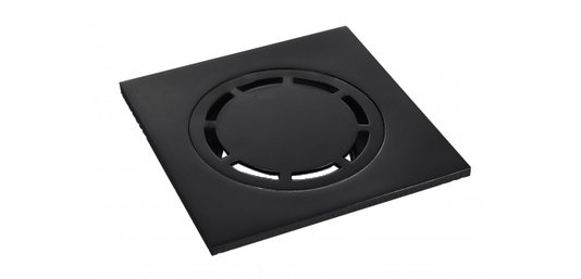 Ralo com Válvula 15x15 Matt Black DK4984MB Doka