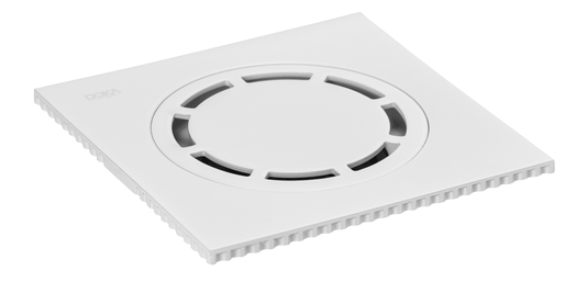 Ralo com Válvula 15x15 Matt White DK4984MW Doka