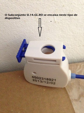 Subconjunto Botão De Acionamento Duo Caixa Acoplada Red Gold SI.14.GL.RD Deca