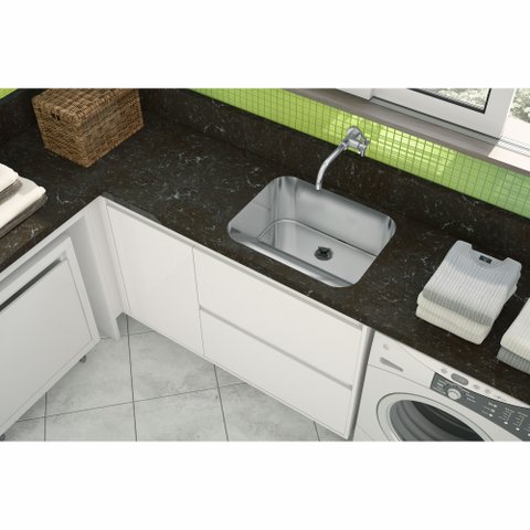 Tanque Inox GhelPlus 60x50x25cm Acetinado 55 litros
