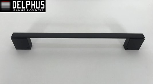 toalheiro 30cm twenty one black matte