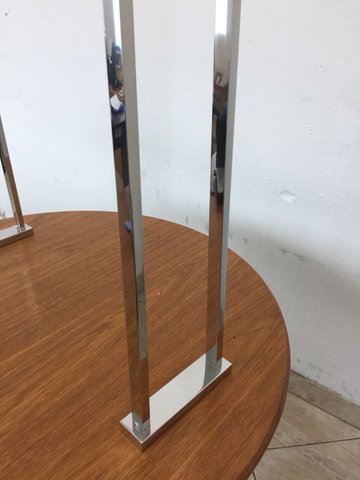 Toalheiro de Piso DUO Inox Brilho 95X70X16