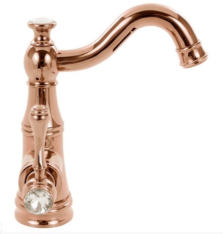Monocomando Bica Alta estilo Retrô Rosê Gold 17946
