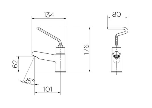 Torneira para Banheiro Benefit PressMatic® 490706 Docol