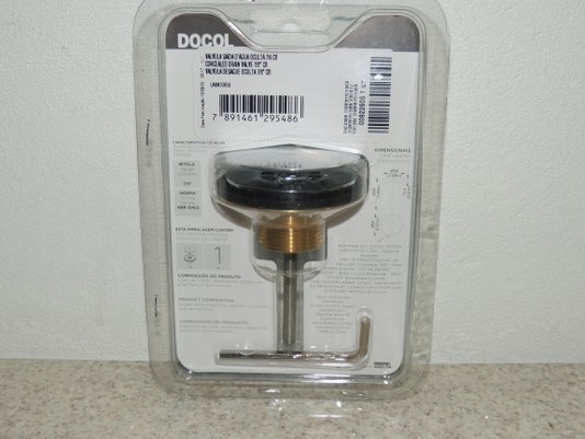 Válvula de saída d`água oculta 922606 Docol