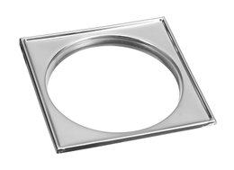 Base / Caixilho para grelha 10 X 10 aço inox polido Invinox