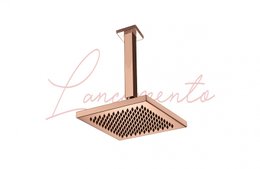 Chuveiro de Teto SPA ROSE GOLD Quadrado 20x20  - 84180T RUBINETTOS