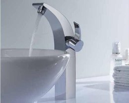 Monocomando para Lavatorio Bica Alta ARCO IRIS cromado - 8120 RUBINETTOS