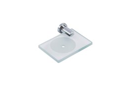 Saboneteira para box cromada Solution Crismoe